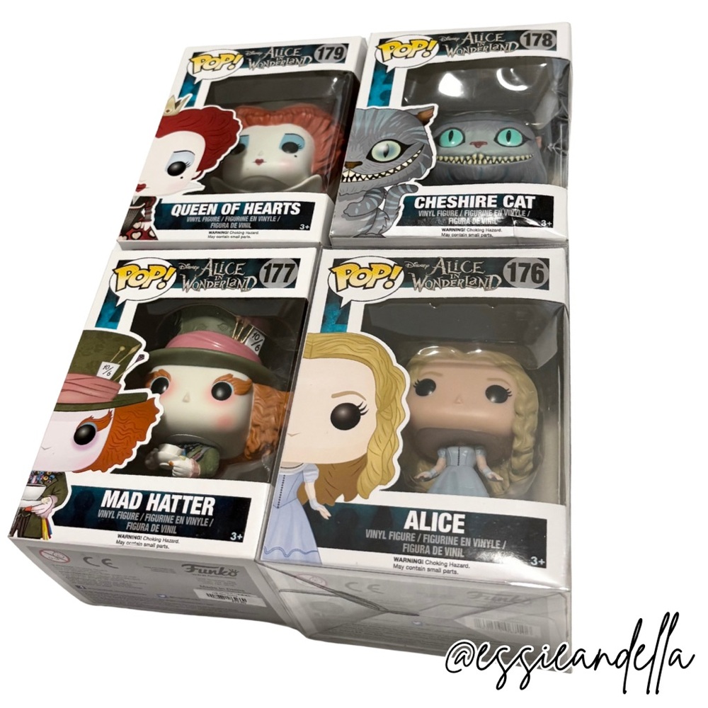 Funko Alice in Wonderland Pop Vinyl Figure Bundle